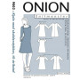 ONION Schnittmuster Plus 9003 Kleid mit Schulterstück Größe. XL-5XL
