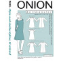 ONION Schnittmuster 2065 Kleid mit Schulterstück Größe. XS-XL