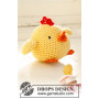 Chicken Little by DROPS Design - Häkelmuster mit Kit kleines Huhn 12 cm