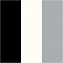 Plus Color Marker, schwarz, cremefarben, regengrau, L: 14,5 cm, Strich 1-2 mm, 3 Stück / 1 Pk.
