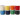 Baumwollband, Sortierte Farben, Dicke 1 mm, 8x40 m/ 1 Pck