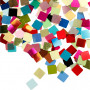 Pailletten-Mosaik, Sortierte Farben, Größe 10x10 mm, 250 g/ 1 Pck