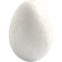 Styropor-Eier, H: 4,8cm, 100 Stk, Weiß