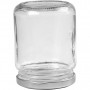 Aufbewahrungsglas, Transparent, H 9,1 cm, D 6,8 cm, 240 ml, 12 Stk/ 1 Box