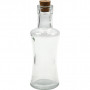 Glasflasche, H 16 cm, D 6 cm, Lochgröße 1,5 cm, 175 ml, 12 Stk/ 1 Box