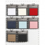 Tischkarten, Sortierte Farben, Größe 9x4 cm, 220 g, 8x10 Pck/ 1 Pck