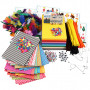 Großes Kreativ-Set mit Materialien und Schablonen, Sortierte Farben, 1 Set