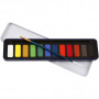 Aquarell-Farbset, Sortierte Farben, Größe 12x30 mm, 12 Farbe/ 1 Pck