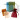 Organza-Beutel, Sortierte Farben, Größe 7x10+10x15 cm, 30 Stk/ 1 Pck