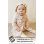Little Lady Rose by DROPS Design - Häkelmuster mit Kit Baby-Jäckchen Größen 0-4 Jahre