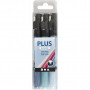 Plus Colour Marker, himmelblau, marineblau, türkis, L: 14,5 cm, Strichstärke 1-2 mm, 3 Stk./ 1 Pk, 5,5 ml