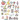 Steckplatte, Transparent, Geometrische Figuren, Tiere, Kinder/Blumen und Verkehr, Größe 7x7,5-14x16 cm, 4x10 Pck/ 1 Pck