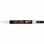 Uni Posca Marker, Strichstärke: 0,9-1,3mm, PC-3M, 1 Stk, Weiß