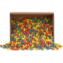 Mosaiksteine, Kräftige Farben, Größe 8-10 mm, Dicke 5 mm, 2 kg/ 1 Pck