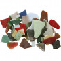 Mosaiksteine, Größe 15-60mm, Stärke: 5mm, 2kg, versch. Farben