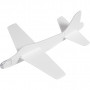 Flugzeuge - Sortiment, L 11,5-19 cm, B 11-17,5 cm, 50 Stck., Weiß