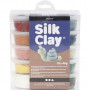 Silk Clay® , ass. Farben, staubige Farben, 10x40g