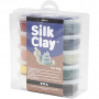 Silk Clay® , ass. Farben, staubige Farben, 10x40g