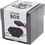Geschenkbox 'Explosionsbox', Größe 7x7x7,5+12x12x12cm, 1 Stk, Schwarz