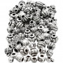 Kunststoff-Perlen, Größe 7-11mm, Lochgröße 3mm, 200g