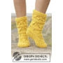Lemon Twist by DROPS Design - Strickmuster mit Kit Socken Größen 35/37 - 40/42
