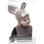 Honey Bunny by DROPS Design - Häkelmuster mit Kit Osterhasen-Mütze Größen 1-8 Jahre