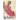 Pink Sorbet by DROPS Design - Strickmuster mit Kit Tuch 33x140cm