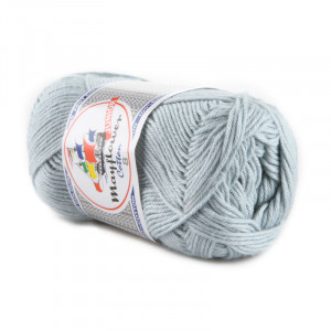 Mayflower Cotton 8/4 Garn Unicolor 1440 Lysegrå