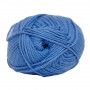 Hjertegarn Cotton No. 8 Garn 621 Helles Jeansblau Blau