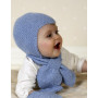Baby Aviator Hat by DROPS Design - Strickmuster mit Kit Baby-Mütze, Schal und Fäustlinge Größen 4-9 Monate