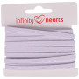 Infinity Hearts Elastik 5mm Weiß - 5m