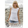 Erica Singlet by DROPS Design - Strickmuster mit Kit T-Shirt mit Spitzenmuster Größen S - XXXL