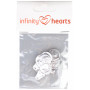 Infinity Hearts Nadel-Einfädler Metall - 10 Stk
