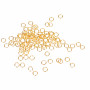 Infinity Hearts Spaltring Eisen Gold 5x0,7mm - 100 Stk