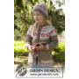 Prairie Fairy by DROPS Design - Strickmuster mit Kit Jacke mit rundem Yoke und nordischem Muster Größen 3-12 Jahre