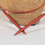 Infinity Hearts Kabel für austauschbare Rundstricknadeln Rot 126cm (150cm inkl. Nadeln)