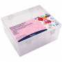 Hemline Kunststoffbox für 20 Overlock Fadenspulen Transparent 29,5x25x13,5cm - 1 Stk