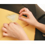 Kleiber selbstklebende Reparatur-Folie Polyester Transparent 10x20cm - 1 Stk
