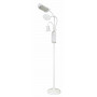 Kleiber LED Stehlampe mit Halte-Clip & Lupe Weiß 154,5cm