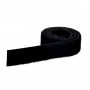 Velcroband/ Klettband doppelseitig Schwarz 20mm - 50cm