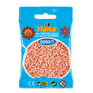 Rotbraun Hama 501-20 Ø 2,5 mm Perlen Steckperlen Beads 2000 Mini Bügelperlen 