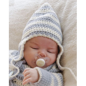Baby Blues Hat by DROPS Design - Häkelmuster mit Kit Mütze Größen 0-4 Jahre