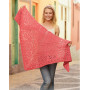 Heart Me by DROPS Design - Strickmuster mit Kit Tuch 182x91cm