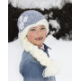 Princess Snowflake by DROPS Design – Häkelmuster mit Kit Mütze mit Zopfmuster Größen 1-8 Jahre