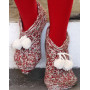 Sockin' Around by DROPS Design - Strickmuster mit Kit Weihnachts-Slipper Größen 35/37 - 41/43