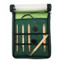 KnitPro Bamboo Austauschbare Rundstricknadel-Set Bambus 60-80-100 cm 3-5 mm 5 Größen Starter Kit