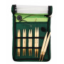 KnitPro Bamboo Austauschbare Rundstricknadeln Set Bambus 60-80-100 cm 6-10 mm 5 Größen Chunky