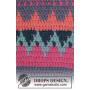 Colorful Winter by DROPS Design - Häkelmuster mit Kit verschiedenfarbige Socken Größen 35/37 - 41/43