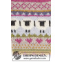 Sleepy Sheep by DROPS Design - Strickmuster mit Kit verschiedenfarbige Socken Größen 35/37 - 44/46