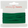 Infinity Hearts Satinband beidseitig 3mm 563 Staubgrün - 5m